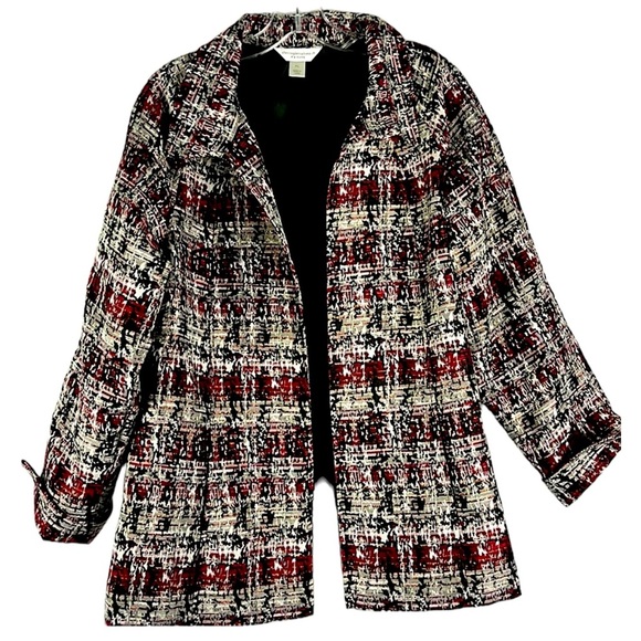 Christopher & Banks open face a-line blazer Sz P/L - Picture 1 of 14